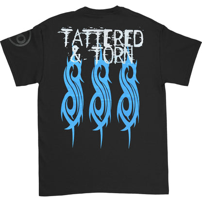 Slipknot 20th Anniversary Tattered & Torn (Back Print) Slim Fit T-shirt Back