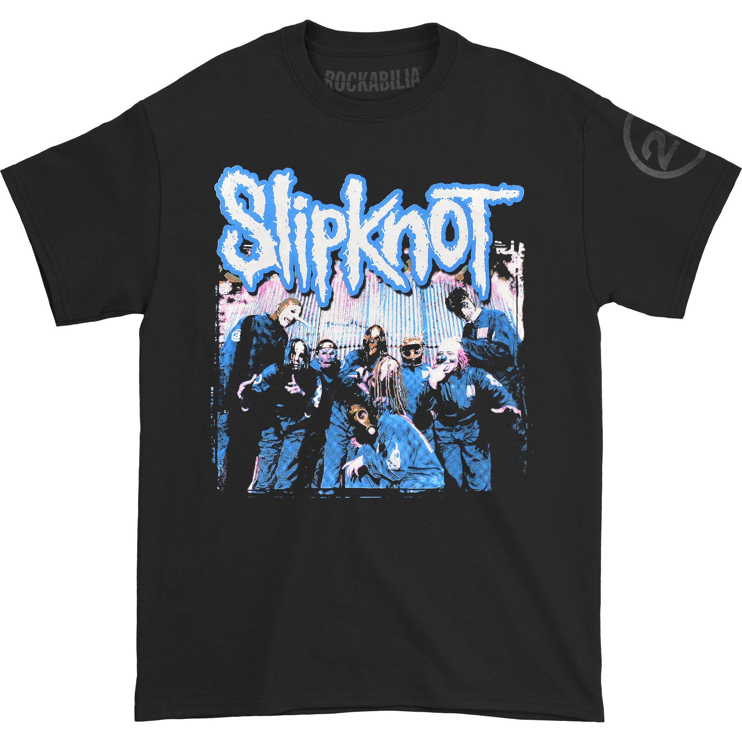 Slipknot 20th Anniversary Tattered & Torn (Back Print) Slim Fit T-shirt Front