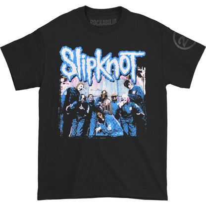 Slipknot 20th Anniversary Tattered & Torn (Back Print) Slim Fit T-shirt Front