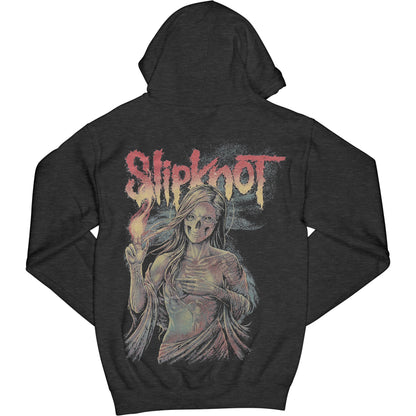 Burn Me Away (Back Print) Zippered Hooded Sweatshirt