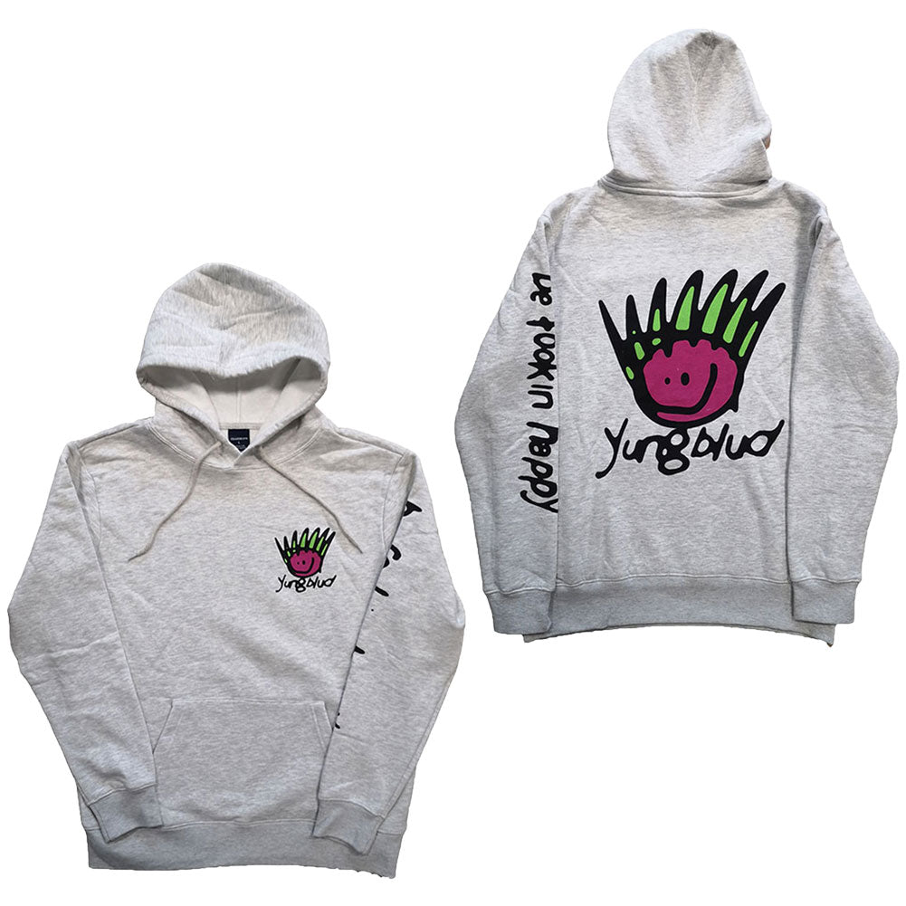 Yung Blud Face (Back Print) Hooded Sweatshirt Front