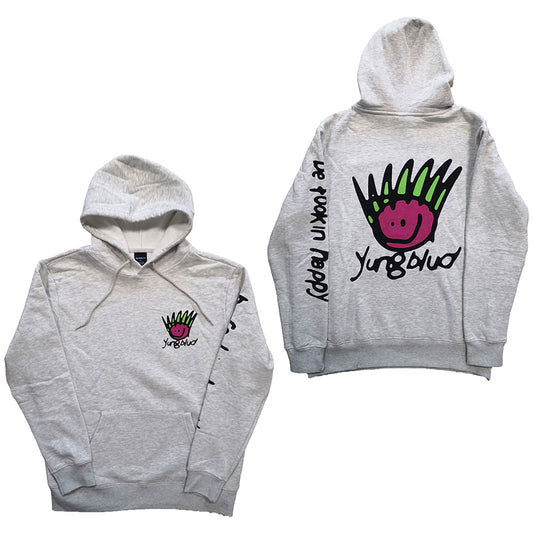Yung Blud Face (Back Print) Hooded Sweatshirt Front