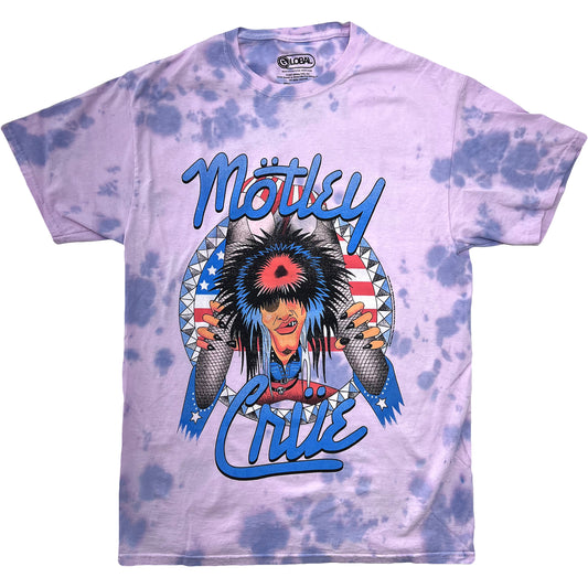 Motley Crue Motley Americana Tie Dye T-shirt Front