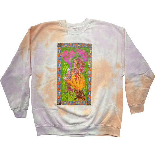 Pink Floyd Vintage Poster Crew Neck Sweatshirt Front