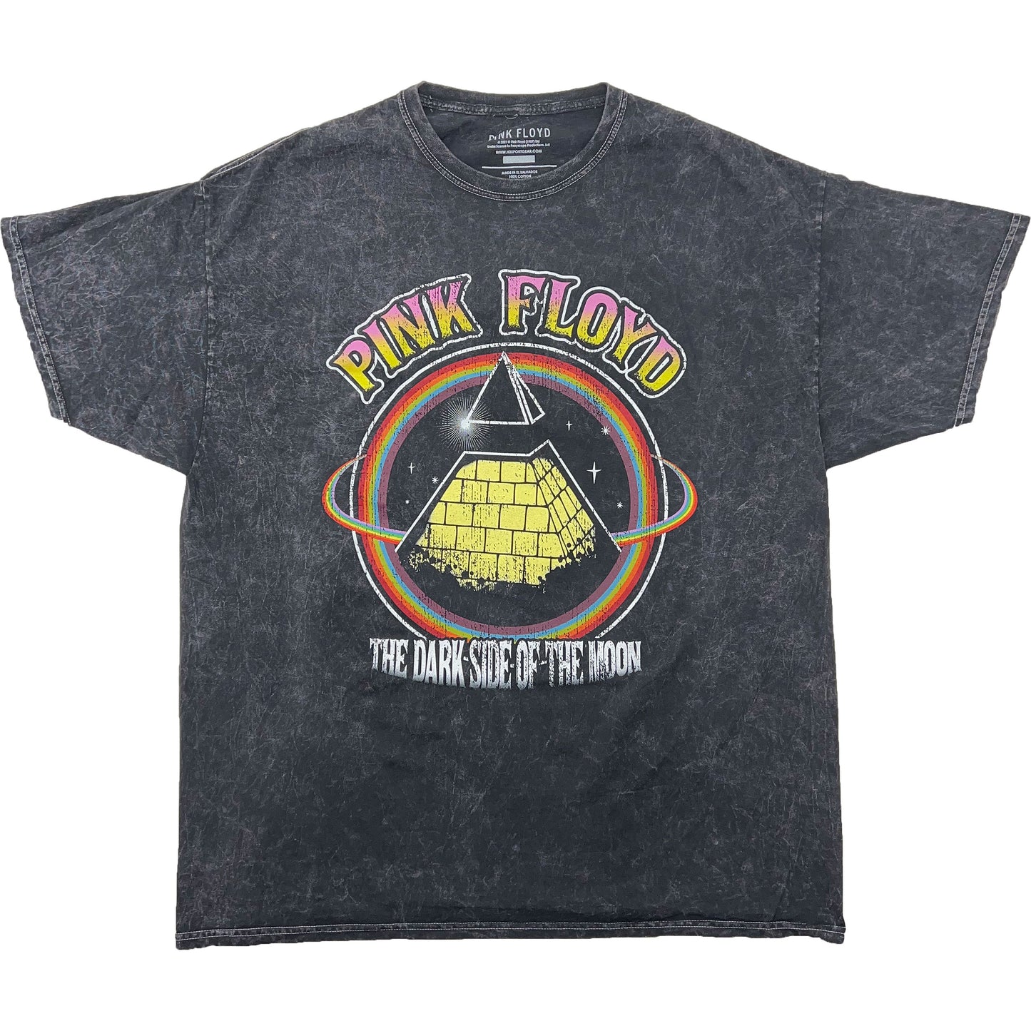 Pink Floyd Pyramid Prism Tie Dye T-shirt Front