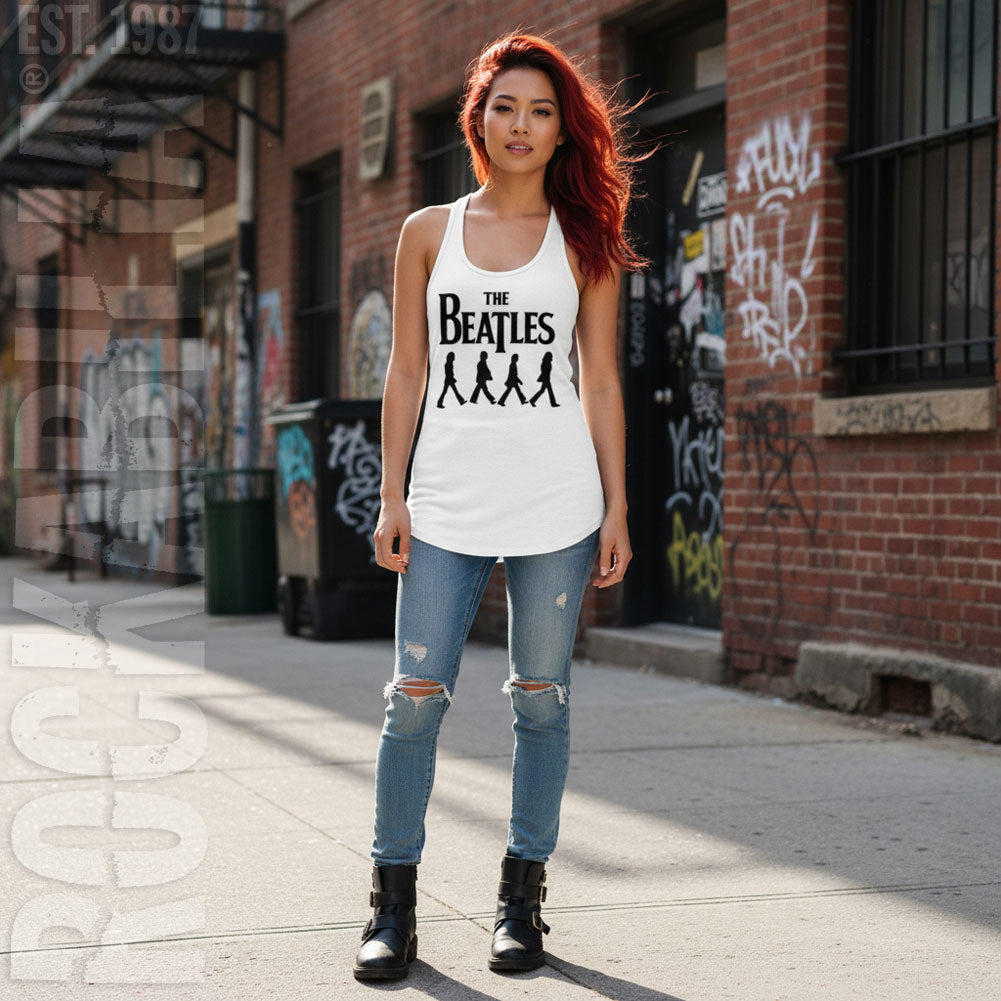 Abbey Road Walking (Baby Doll) Womens Tank