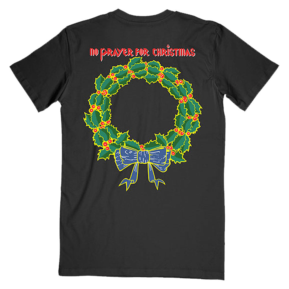 Iron Maiden No Prayer For Christmas (Back Print) Slim Fit T-shirt Back
