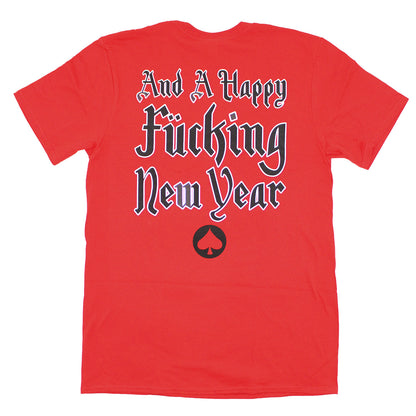 Motorhead Christmas 2017 (Back Print) Slim Fit T-shirt Back