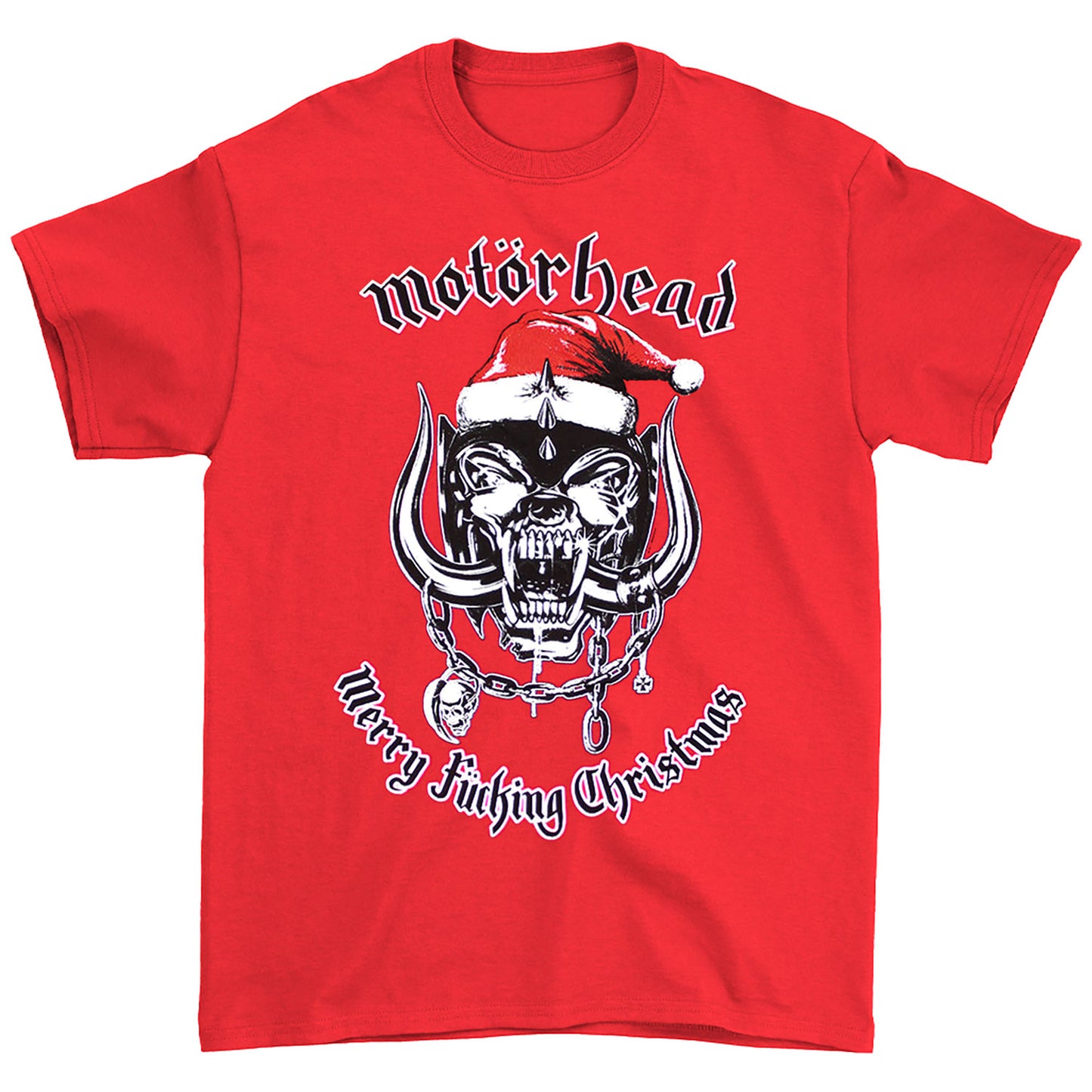 Motorhead Christmas 2017 (Back Print) Slim Fit T-shirt Front
