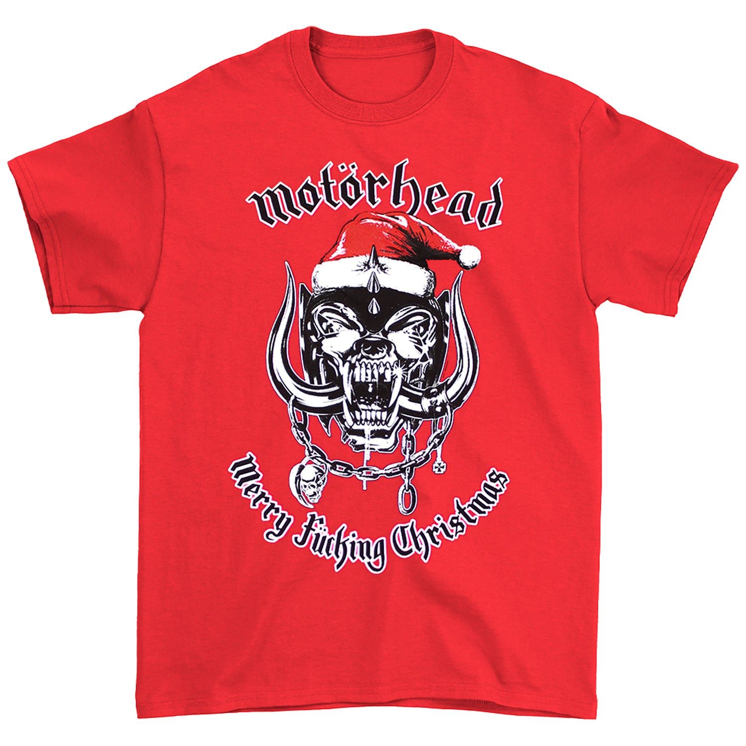 Motorhead Christmas 2017 (Back Print) Slim Fit T-shirt Front