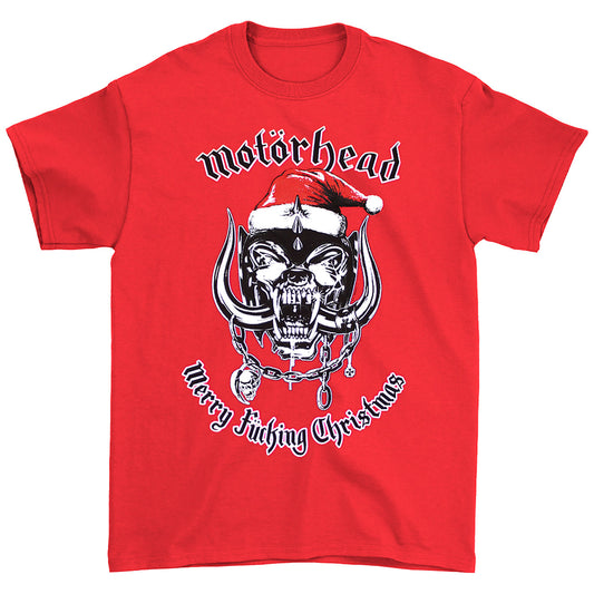 Motorhead Christmas 2017 (Back Print) Slim Fit T-shirt Front
