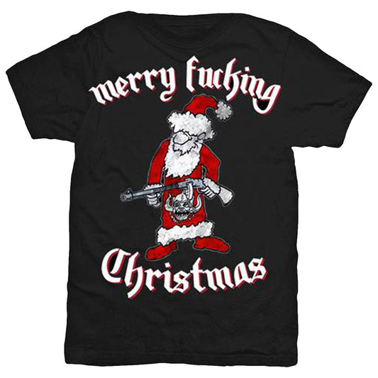 Motorhead Merry Effing Christmas Slim Fit T-shirt Front