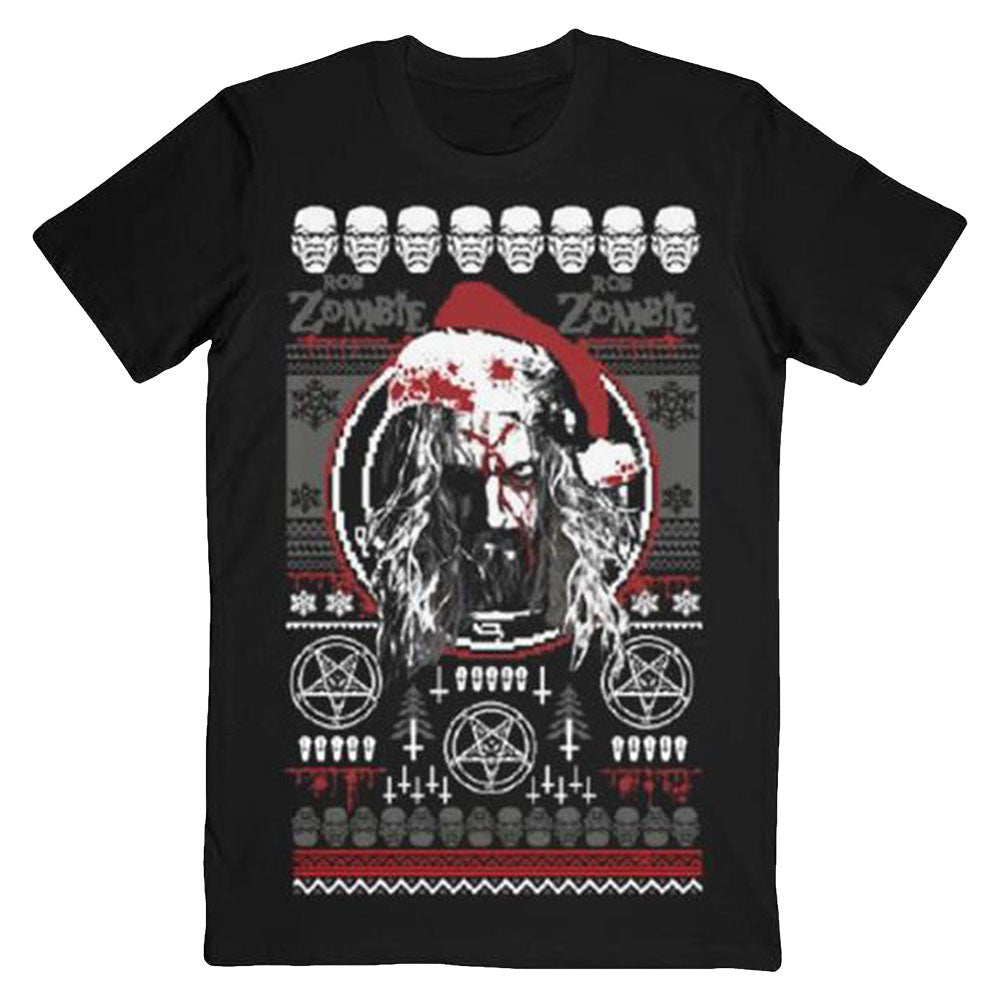 Rob Zombie Bloody Santa Slim Fit T-shirt Front