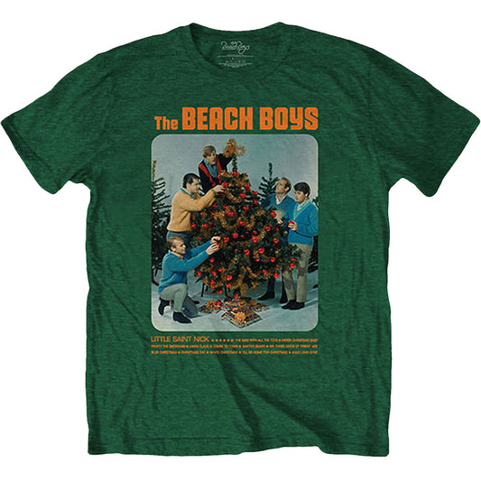 Beach Boys Xmas Album (Back Print) Slim Fit T-shirt Front