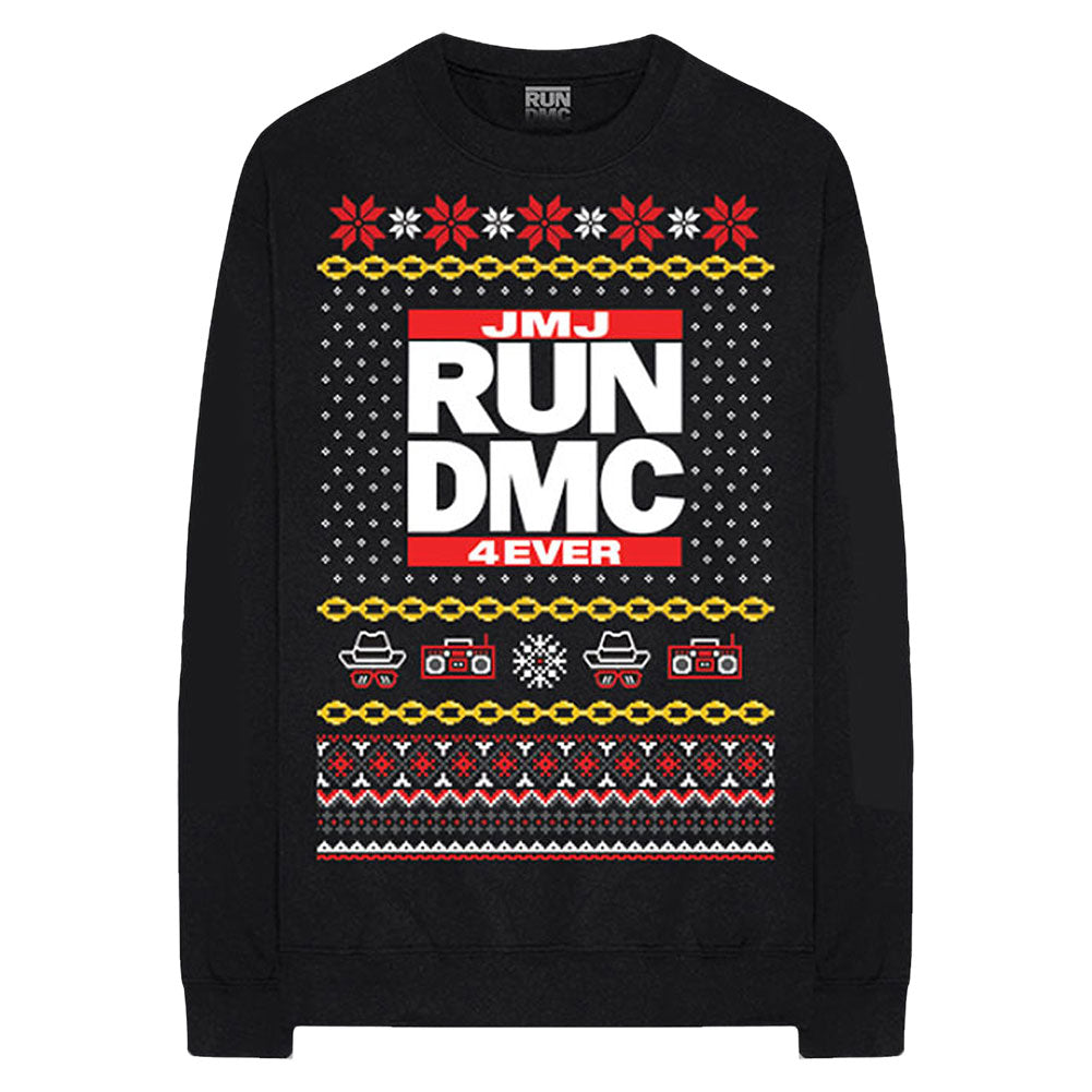 Run DMC Holiday (Back Print) Sweatshirt Front