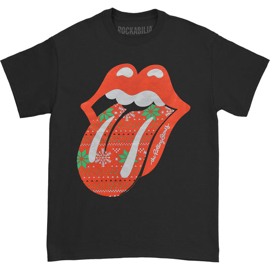 Rolling Stones Christmas Tongue Slim Fit T-shirt Front