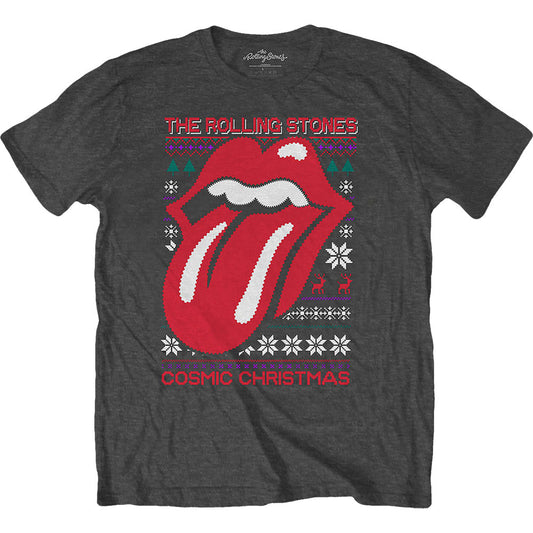 Rolling Stones Cosmic Christmas Slim Fit T-shirt Front