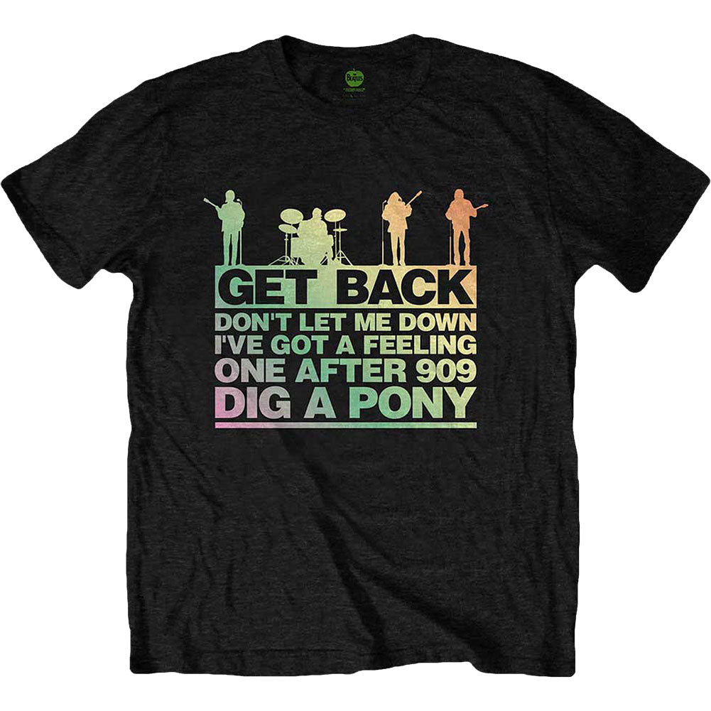 Beatles Get Back Gradient Slim Fit T-shirt Front