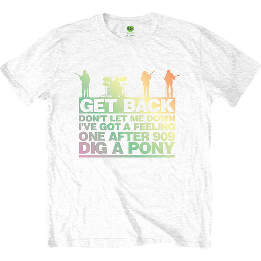 Beatles Get Back Gradient Slim Fit T-shirt Front