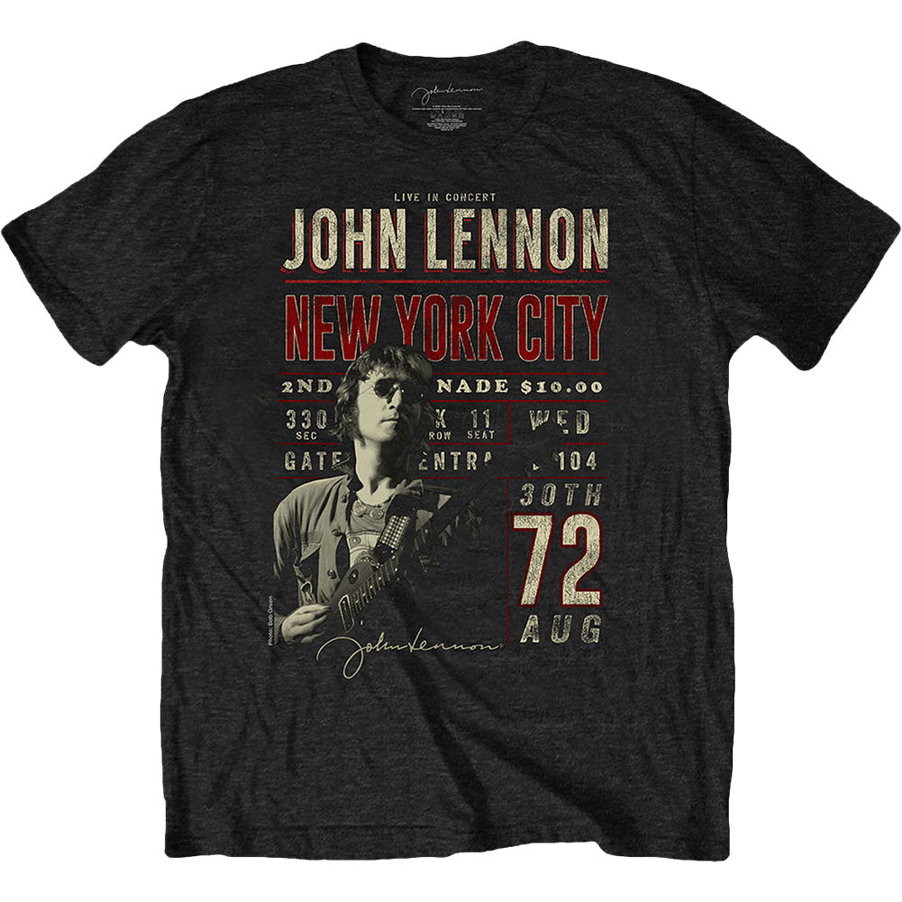 John Lennon NYC '72 (Eco-Friendly) Vintage T-shirt Front