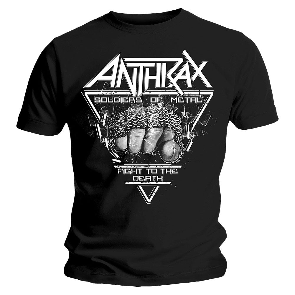 Anthrax Soldier of Metal FTD Slim Fit T-shirt Front