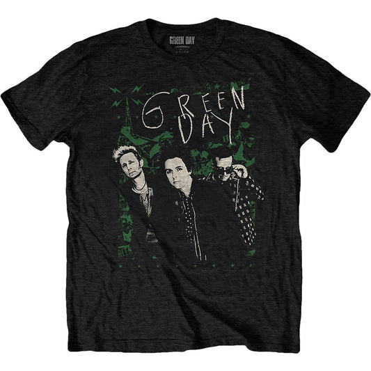 Green Day Green Lean Slim Fit T-shirt Front
