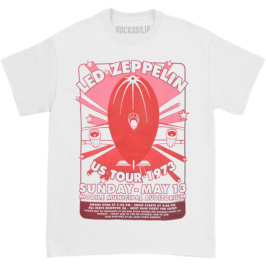 Led Zeppelin Mobile Municipal Slim Fit T-shirt Front