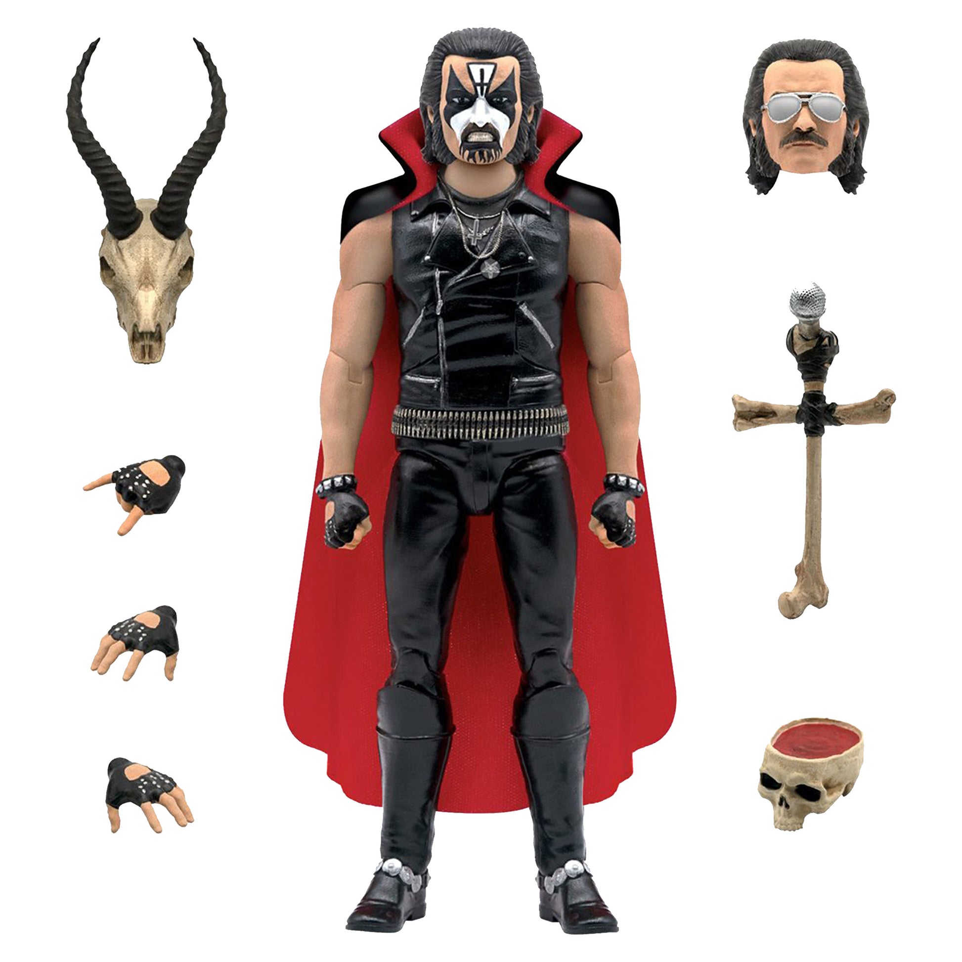 King Diamond Super7 ULTIMATES! Figure - Classic Mercyful Fate Era Action Figure Front
