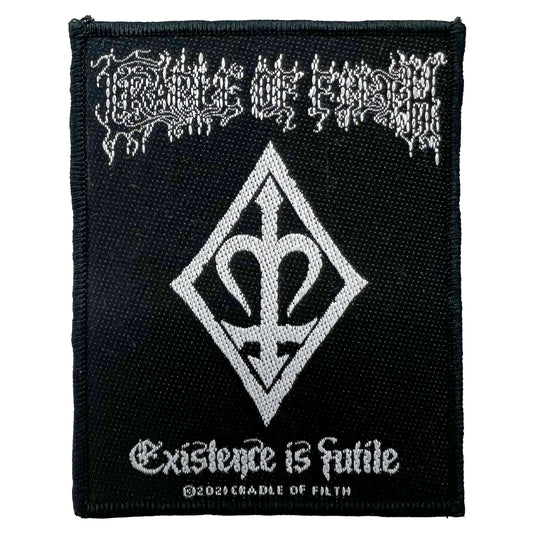 Cradle Of Filth Existence Is Futile Woven Patch Front