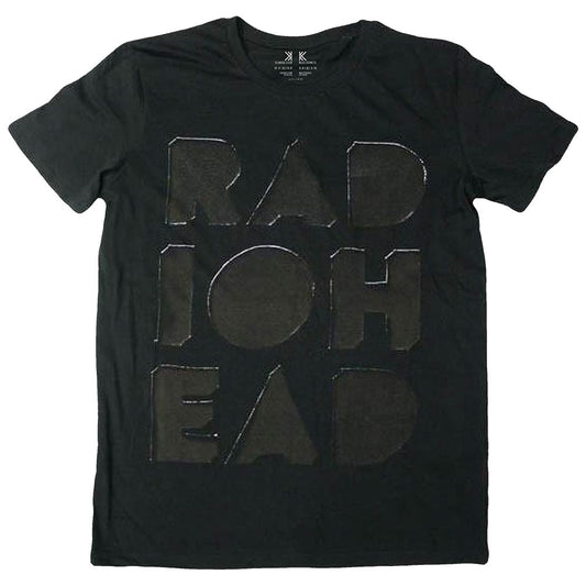 Radiohead Note Pad (Debossed) (100% Organic Cotton) Slim Fit T-shirt Front