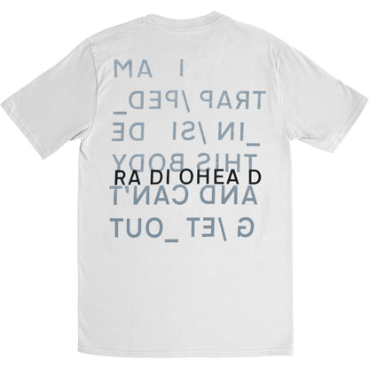 Radiohead Trapped (Back Print) (100% Organic Cotton) Slim Fit T-shirt Back