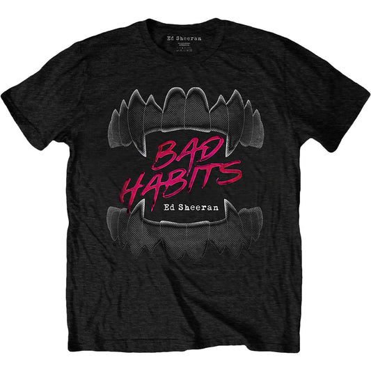 Ed Sheeran Bad Habits Slim Fit T-shirt Front