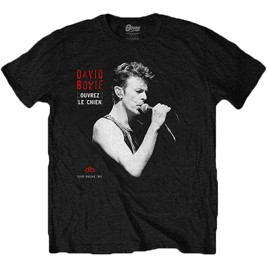 David Bowie Dallas '95 (Back Print) Slim Fit T-shirt Front