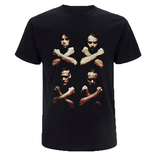Metallica Birth Death Crossed Arms (Back Print) Slim Fit T-shirt Front