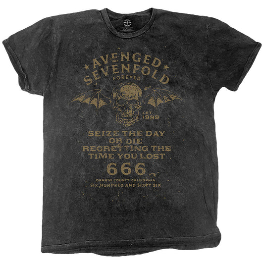 Avenged Sevenfold Seize The Day (Dip-Dye) Tie Dye T-shirt Front