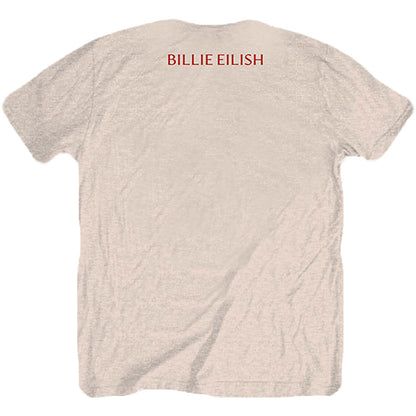 Billie Eilish Therefore I Am (Back Print) Slim Fit T-shirt Back