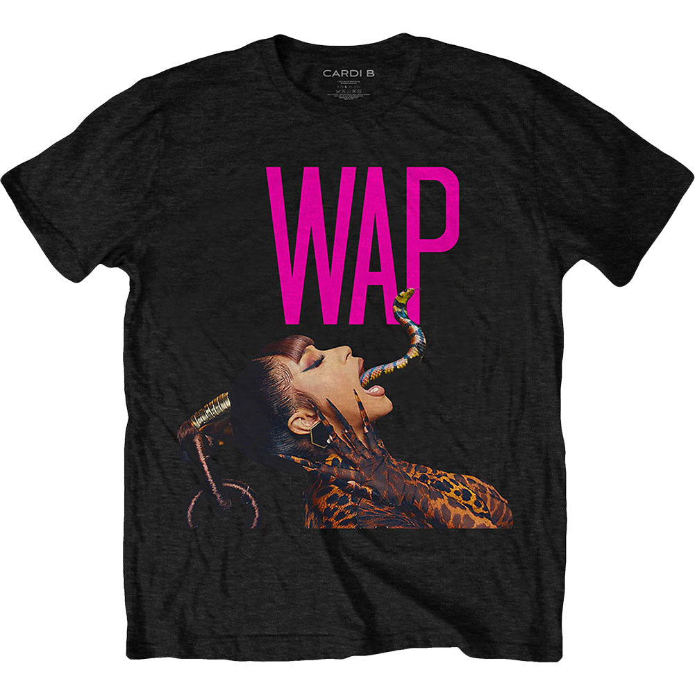 Cardi B Dripping Snake Slim Fit T-shirt Front