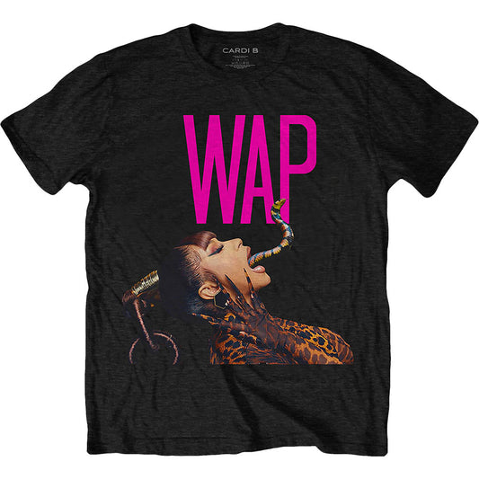 Cardi B Dripping Snake Slim Fit T-shirt Front