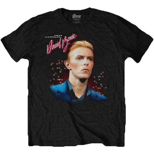David Bowie Young Americans (Back Print) Slim Fit T-shirt Front