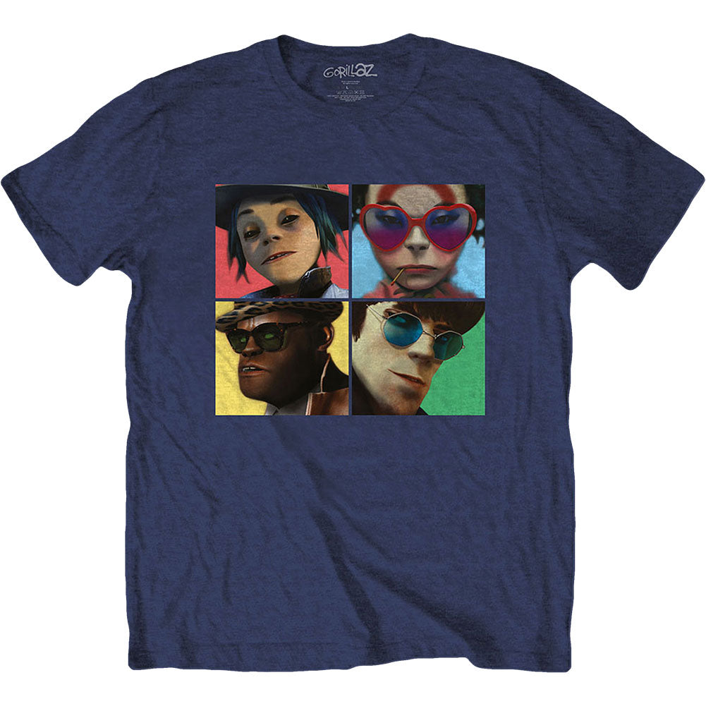 Gorillaz Humanz Slim Fit T-shirt Front