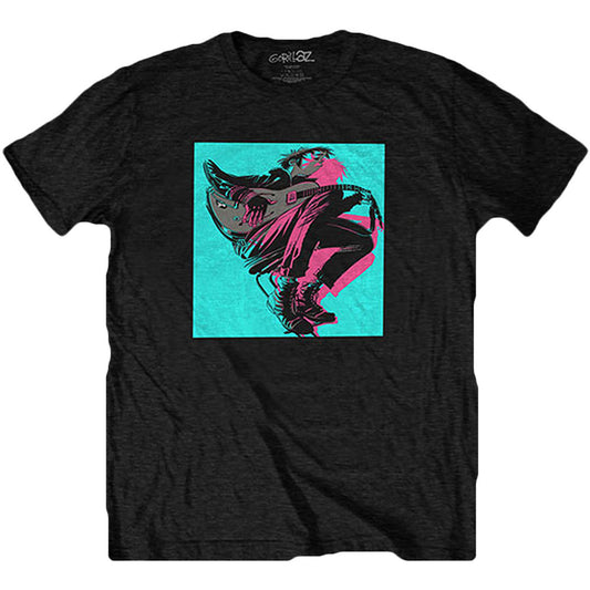 Gorillaz Now Now Logo (Back Print) Slim Fit T-shirt Front
