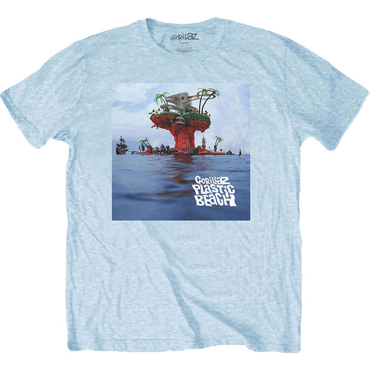 Gorillaz Plastic Beach Slim Fit T-shirt Front