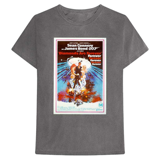 James Bond Diamonds Are Forever Slim Fit T-shirt Front