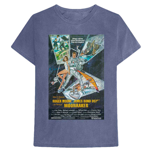 James Bond Moonraker Slim Fit T-shirt Front