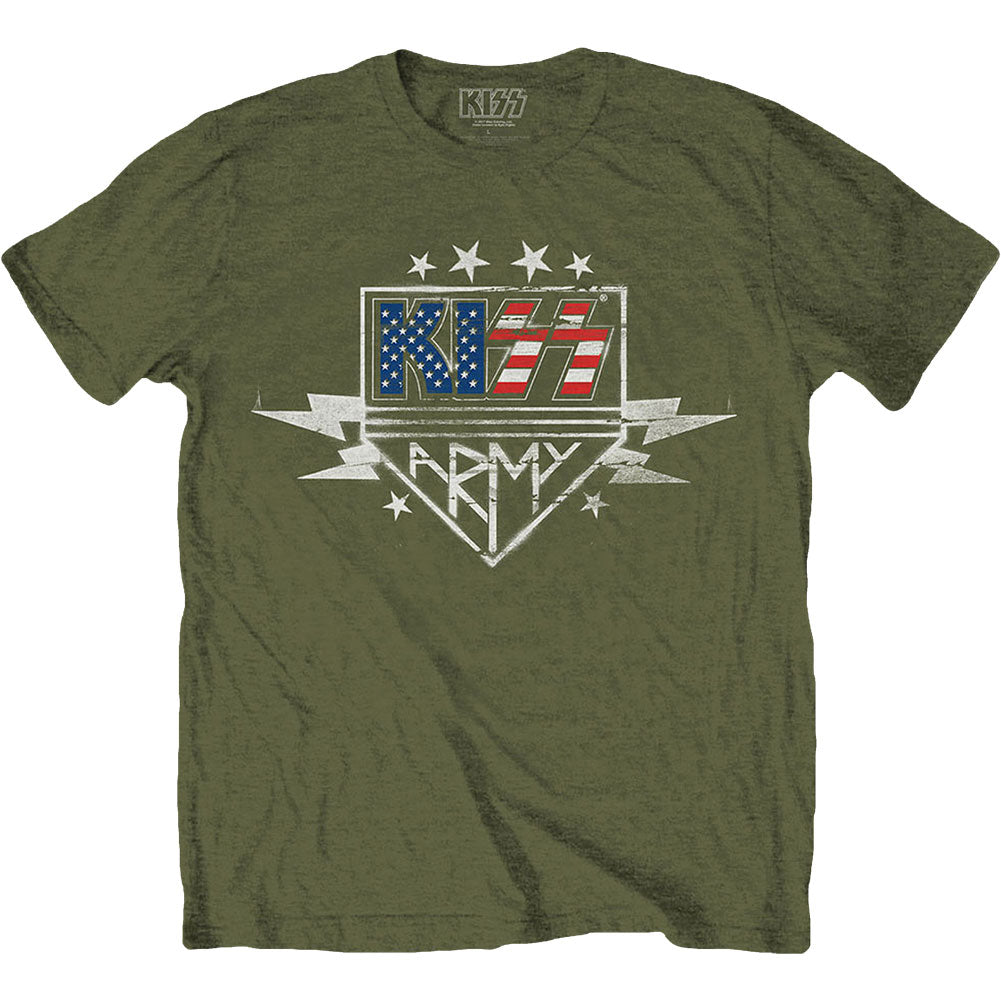 KISS Army Lightning Slim Fit T-shirt Front