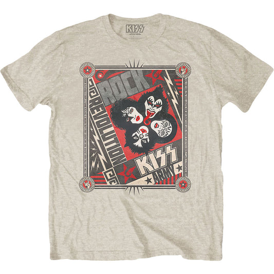 KISS Rock Revolution Slim Fit T-shirt Front