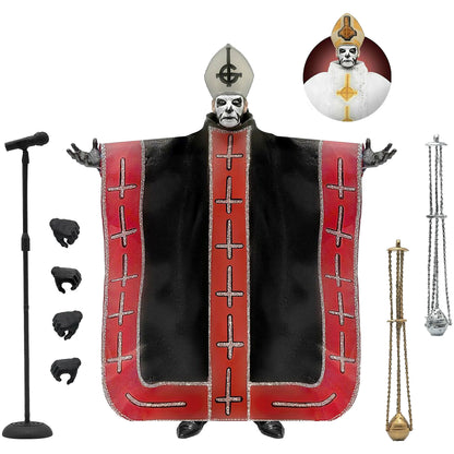 Ghost Super7 ULTIMATES! Wave 1 Figure - Papa Emeritus I Action Figure Front