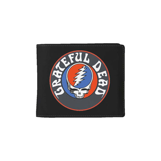 Grateful Dead Steal Your Face Wallet Bi-Fold Wallet Front
