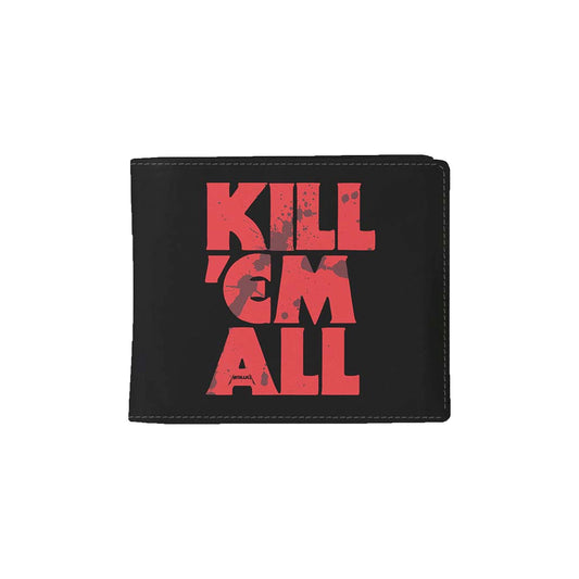 Metallica Kill Em All Blood Wallet Bi-Fold Wallet Front