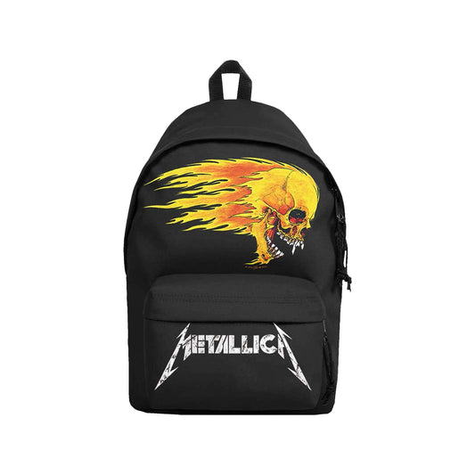 Metallica Pushead Flame Daypack Backpack Front